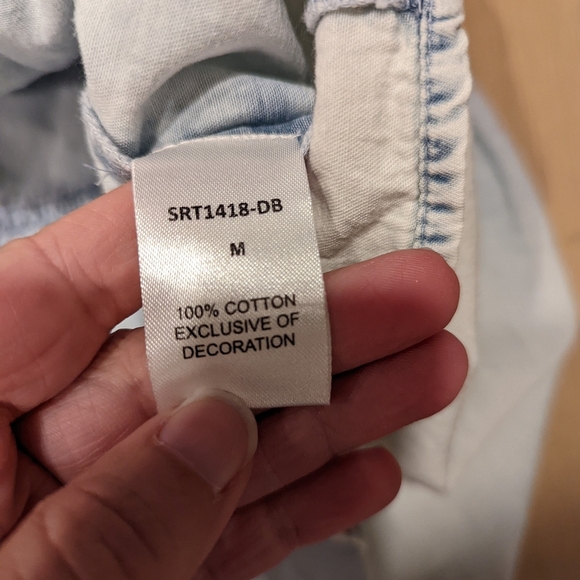 Light Blue Chambray Dress - Picture 8 of 8